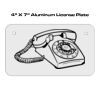 4 X 7 Aluminum License Plate  Thumbnail