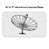 4 X 7 Aluminum License Plate  Thumbnail