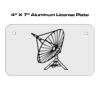4 X 7 Aluminum License Plate  Thumbnail