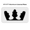 4 X 7 Aluminum License Plate  Thumbnail