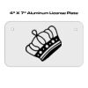 4 X 7 Aluminum License Plate  Thumbnail