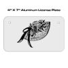 4 X 7 Aluminum License Plate  Thumbnail