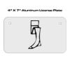 4 X 7 Aluminum License Plate  Thumbnail