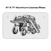 4 X 7 Aluminum License Plate  Thumbnail