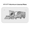 4 X 7 Aluminum License Plate  Thumbnail