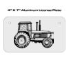 4 X 7 Aluminum License Plate  Thumbnail