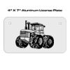 4 X 7 Aluminum License Plate  Thumbnail
