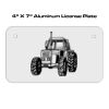 4 X 7 Aluminum License Plate  Thumbnail