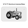 4 X 7 Aluminum License Plate  Thumbnail