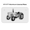 4 X 7 Aluminum License Plate  Thumbnail