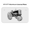 4 X 7 Aluminum License Plate  Thumbnail