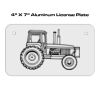 4 X 7 Aluminum License Plate  Thumbnail