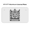 4 X 7 Aluminum License Plate  Thumbnail