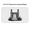 4 X 7 Aluminum License Plate  Thumbnail