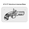 4 X 7 Aluminum License Plate  Thumbnail