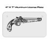 4 X 7 Aluminum License Plate  Thumbnail