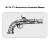 4 X 7 Aluminum License Plate  Thumbnail