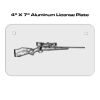 4 X 7 Aluminum License Plate  Thumbnail