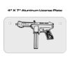 4 X 7 Aluminum License Plate  Thumbnail