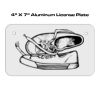 4 X 7 Aluminum License Plate  Thumbnail