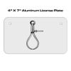 4 X 7 Aluminum License Plate  Thumbnail