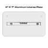 4 X 7 Aluminum License Plate  Thumbnail