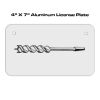 4 X 7 Aluminum License Plate  Thumbnail