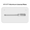 4 X 7 Aluminum License Plate  Thumbnail