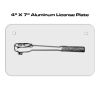 4 X 7 Aluminum License Plate  Thumbnail