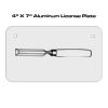 4 X 7 Aluminum License Plate  Thumbnail