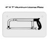 4 X 7 Aluminum License Plate  Thumbnail