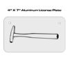4 X 7 Aluminum License Plate  Thumbnail