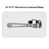 4 X 7 Aluminum License Plate  Thumbnail