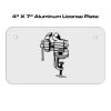 4 X 7 Aluminum License Plate  Thumbnail