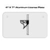 4 X 7 Aluminum License Plate 4 X 7 Aluminum License Plate Thumbnail