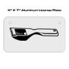 4 X 7 Aluminum License Plate 4 X 7 Aluminum License Plate Thumbnail
