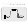 4 X 7 Aluminum License Plate  Thumbnail
