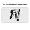 4 X 7 Aluminum License Plate  Thumbnail