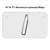 4 X 7 Aluminum License Plate  Thumbnail