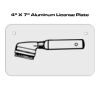 4 X 7 Aluminum License Plate  Thumbnail