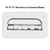 4 X 7 Aluminum License Plate  Thumbnail