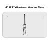 4 X 7 Aluminum License Plate  Thumbnail