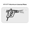 4 X 7 Aluminum License Plate  Thumbnail