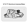 4 X 7 Aluminum License Plate  Thumbnail