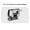 4 X 7 Aluminum License Plate  Thumbnail