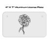 4 X 7 Aluminum License Plate  Thumbnail