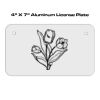 4 X 7 Aluminum License Plate  Thumbnail