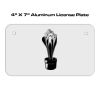 4 X 7 Aluminum License Plate  Thumbnail