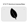 4 X 7 Aluminum License Plate  Thumbnail