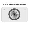 4 X 7 Aluminum License Plate  Thumbnail